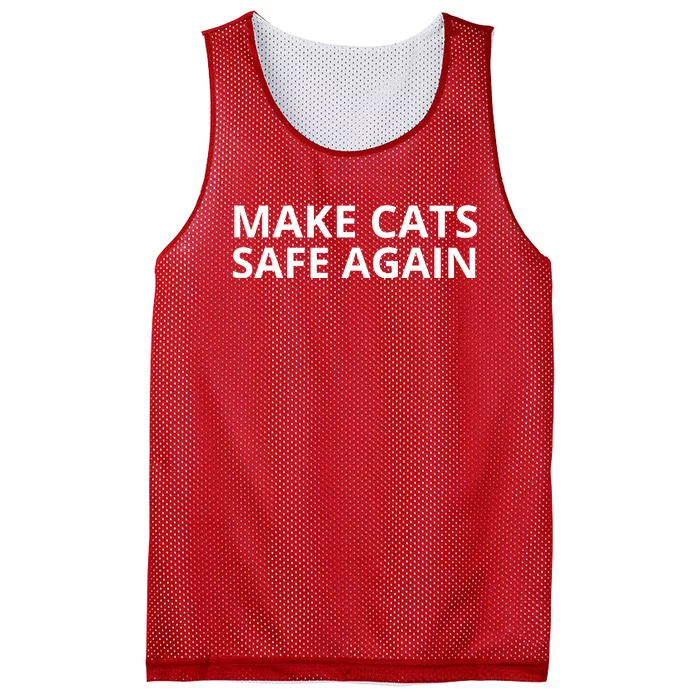 Make Cats Safe Again Funny 2024 Presidential Election Mesh Reversible Basketball Jersey Tank