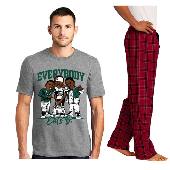 Money Cash Streetwear Matching Oxidized Green 4s Pajama Set