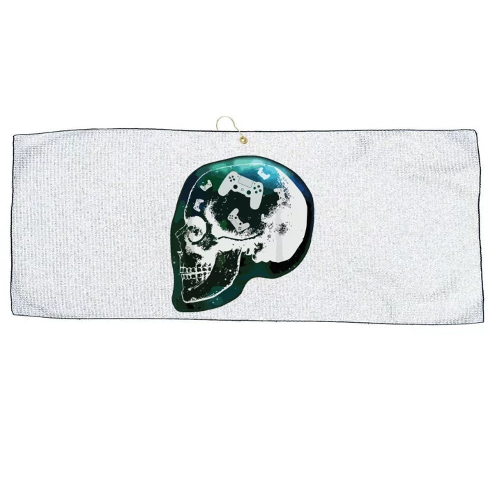 Mind Controller Skull Gaming Gamer Large Microfiber Waffle Golf Towel