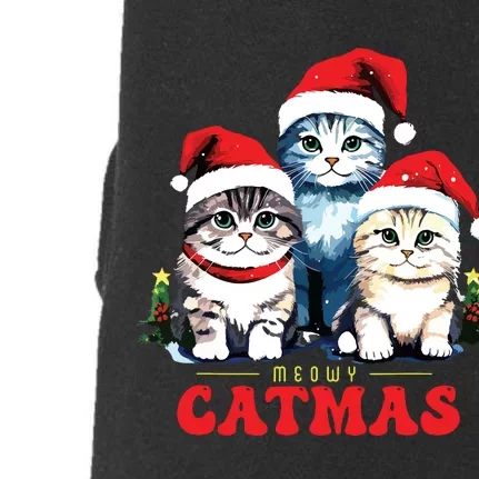 Meowy Catmas Sweater Christmad Meowy Christmas Cat Christmas Doggie 3-End Fleece Hoodie