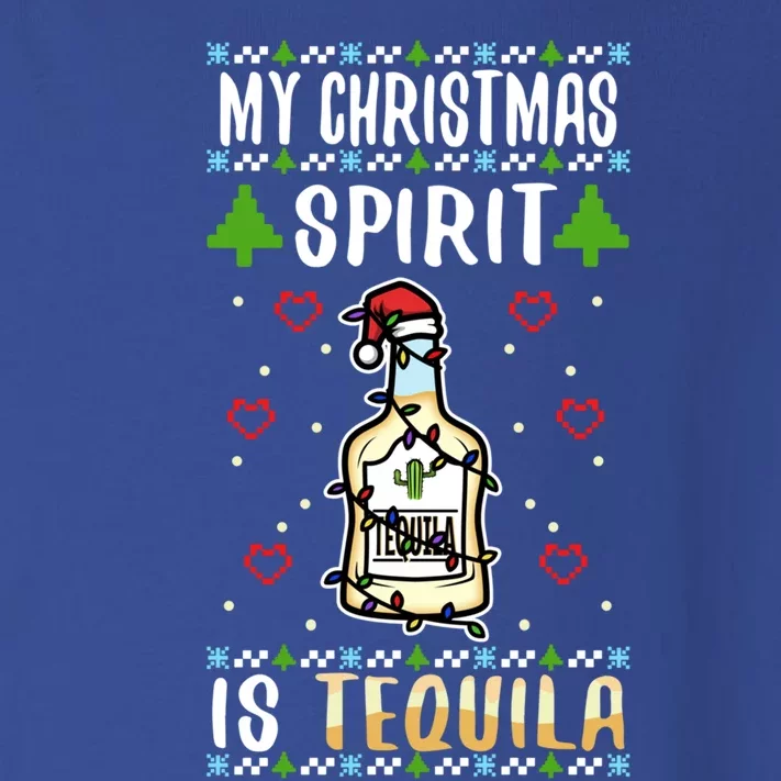 My Christmas Spirit Is Tequila Gift Toddler Long Sleeve Shirt