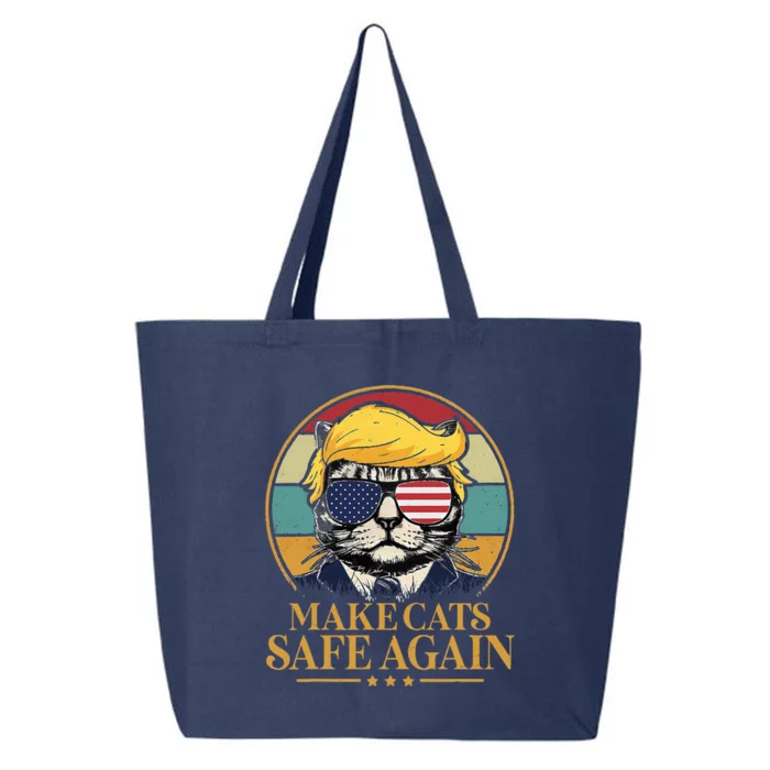 Make Cats Safe Again Trump 2024 Save Our Pets 25L Jumbo Tote