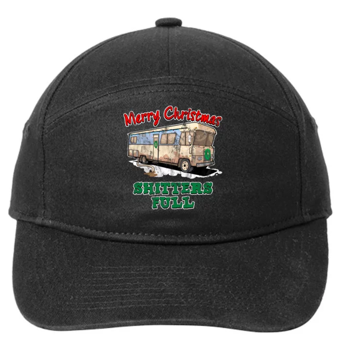 Christmas Vacation, Merry Christmas Shitters Full, Christmas Ugly 7-Panel Snapback Hat