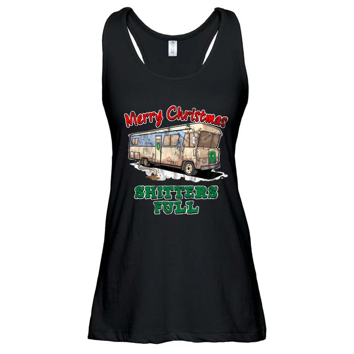 Christmas Vacation, Merry Christmas Shitters Full, Christmas Ugly Ladies Essential Flowy Tank