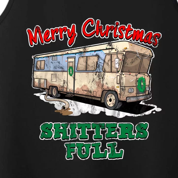 Christmas Vacation, Merry Christmas Shitters Full, Christmas Ugly Performance Tank