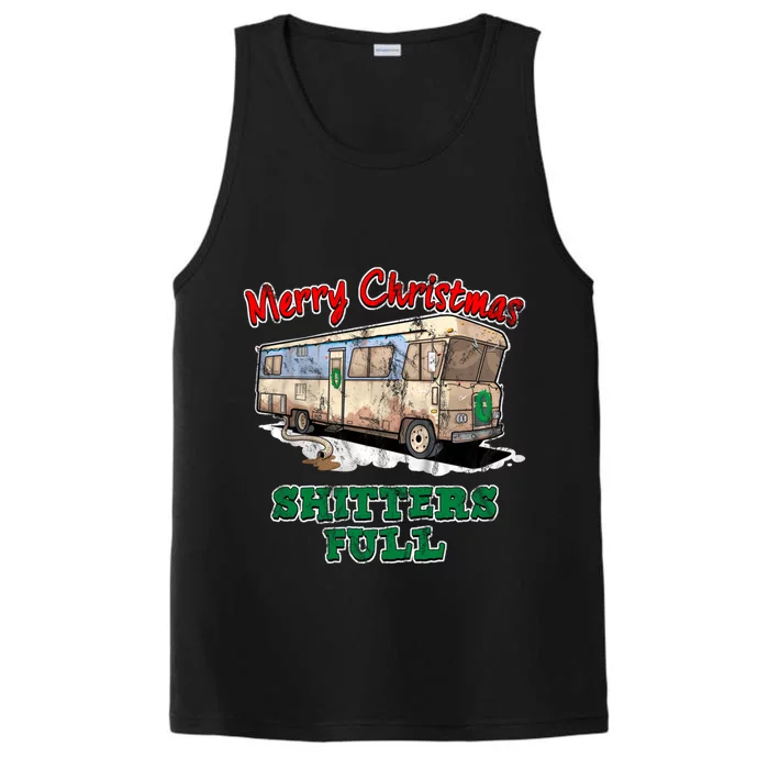 Christmas Vacation, Merry Christmas Shitters Full, Christmas Ugly Performance Tank