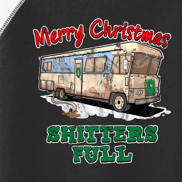 Christmas Vacation, Merry Christmas Shitters Full, Christmas Ugly Toddler Fine Jersey T-Shirt