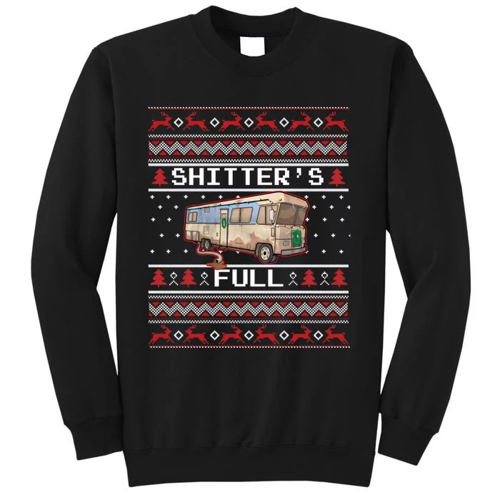 Christmas Vacation, Merry Christmas Shitters Full, Christmas Ugly Tall Sweatshirt