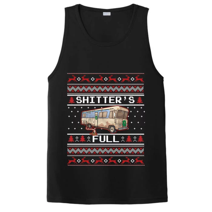 Christmas Vacation, Merry Christmas Shitters Full, Christmas Ugly Performance Tank