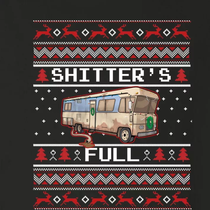 Christmas Vacation, Merry Christmas Shitters Full, Christmas Ugly Toddler Long Sleeve Shirt