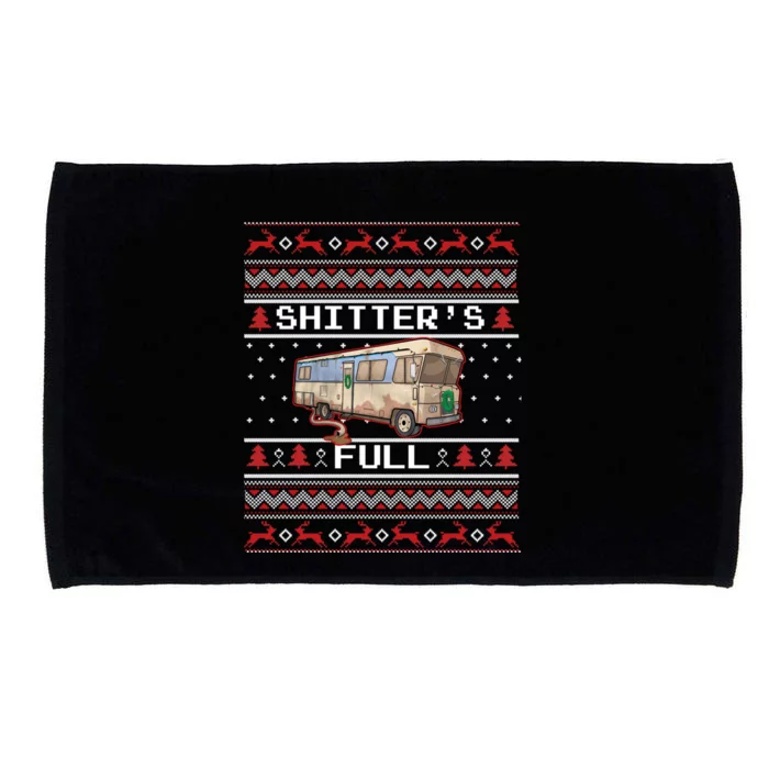 Christmas Vacation, Merry Christmas Shitters Full, Christmas Ugly Microfiber Hand Towel