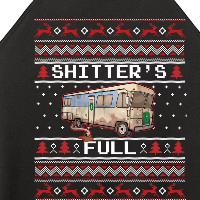 Christmas Vacation, Merry Christmas Shitters Full, Christmas Ugly Women’s Perfect Tri Rocker Tank