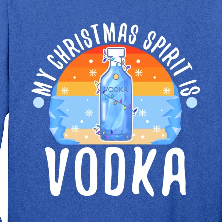 My Christmas Spirit Is Vodka Gift Long Sleeve Shirt