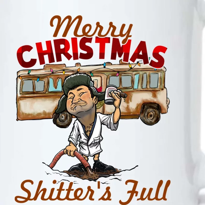 Christmas Vacation, Merry Christmas Shitters Full, Christmas Ugly Black Color Changing Mug