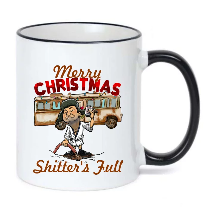 Christmas Vacation, Merry Christmas Shitters Full, Christmas Ugly Black Color Changing Mug