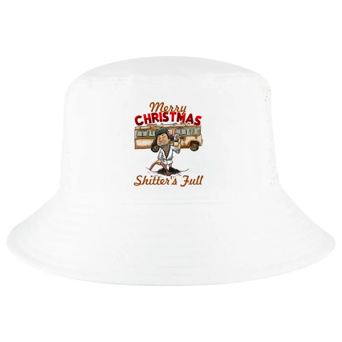 Christmas Vacation, Merry Christmas Shitters Full, Christmas Ugly Cool Comfort Performance Bucket Hat