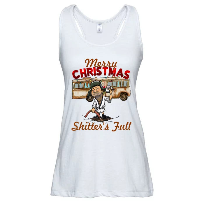 Christmas Vacation, Merry Christmas Shitters Full, Christmas Ugly Ladies Essential Flowy Tank