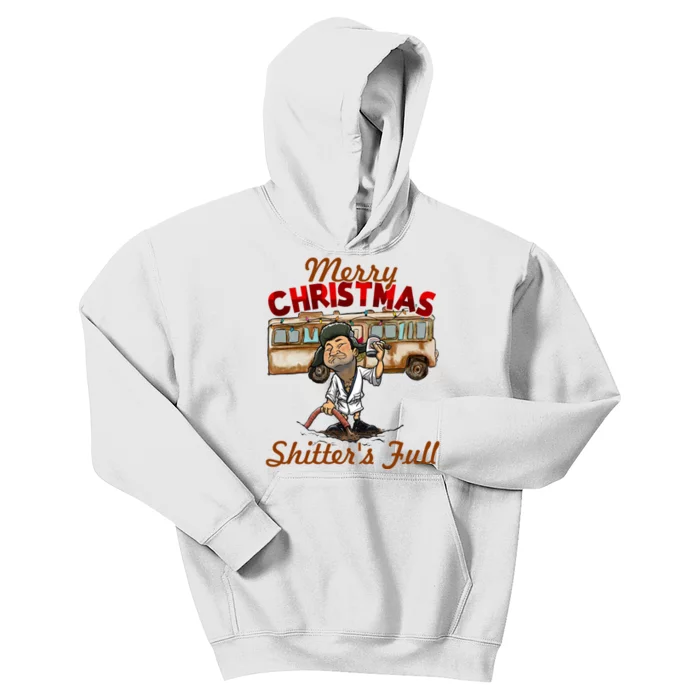 Christmas Vacation, Merry Christmas Shitters Full, Christmas Ugly Kids Hoodie