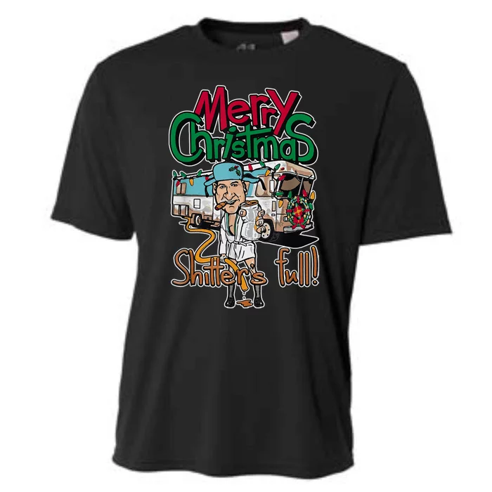 Christmas Vacation, Merry Christmas Shitters Full, Christmas Ugly Cooling Performance Crew T-Shirt