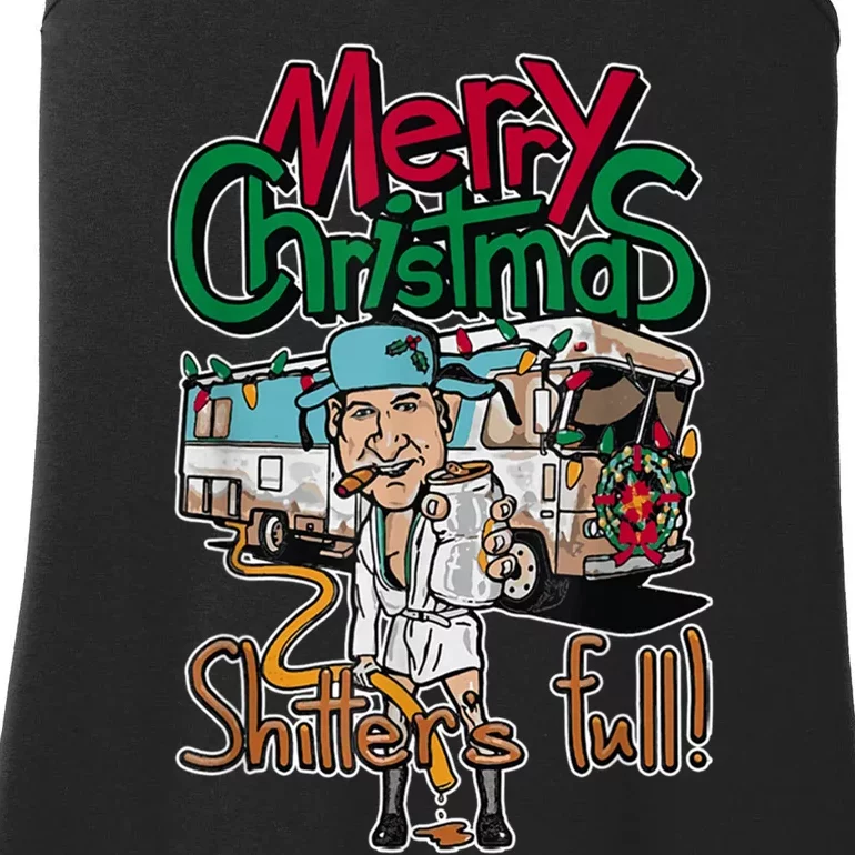 Christmas Vacation, Merry Christmas Shitters Full, Christmas Ugly Ladies Essential Tank