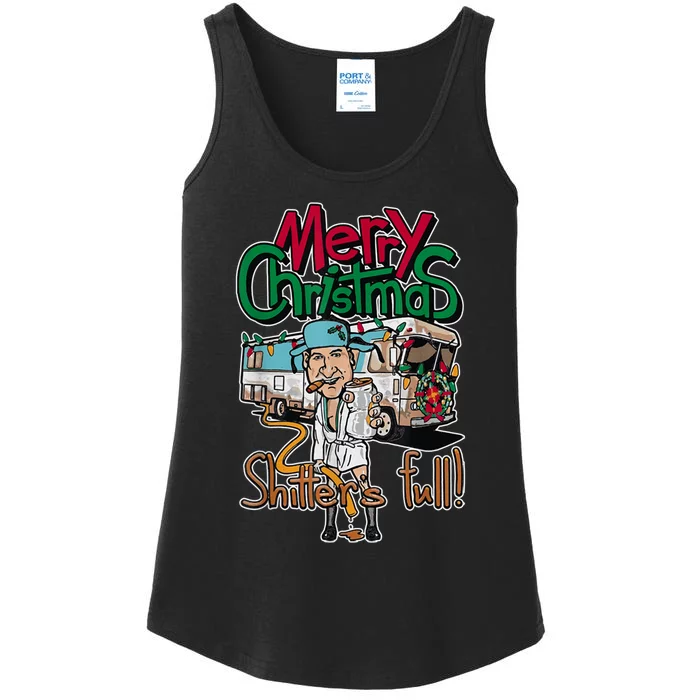 Christmas Vacation, Merry Christmas Shitters Full, Christmas Ugly Ladies Essential Tank