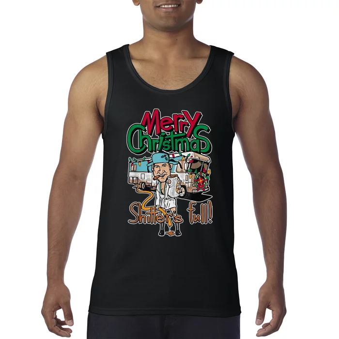 Christmas Vacation, Merry Christmas Shitters Full, Christmas Ugly Tank Top