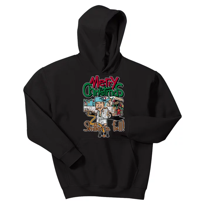 Christmas Vacation, Merry Christmas Shitters Full, Christmas Ugly Kids Hoodie