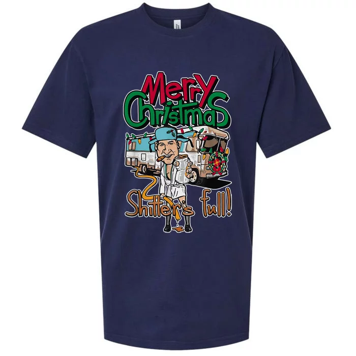 Christmas Vacation, Merry Christmas Shitters Full, Christmas Ugly Sueded Cloud Jersey T-Shirt