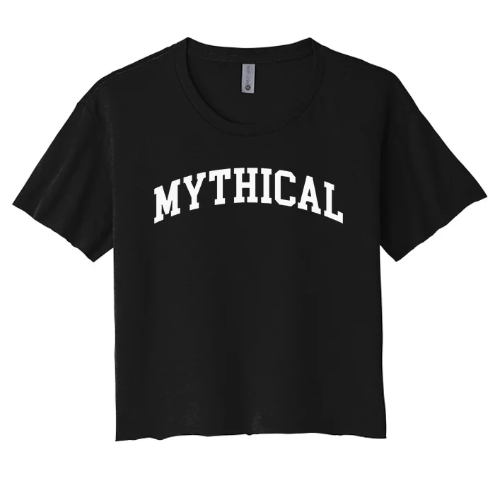 Mythical Collegiate Swea Women's Crop Top Tee