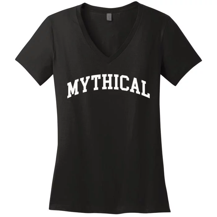 Mythical Collegiate Swea Women's V-Neck T-Shirt