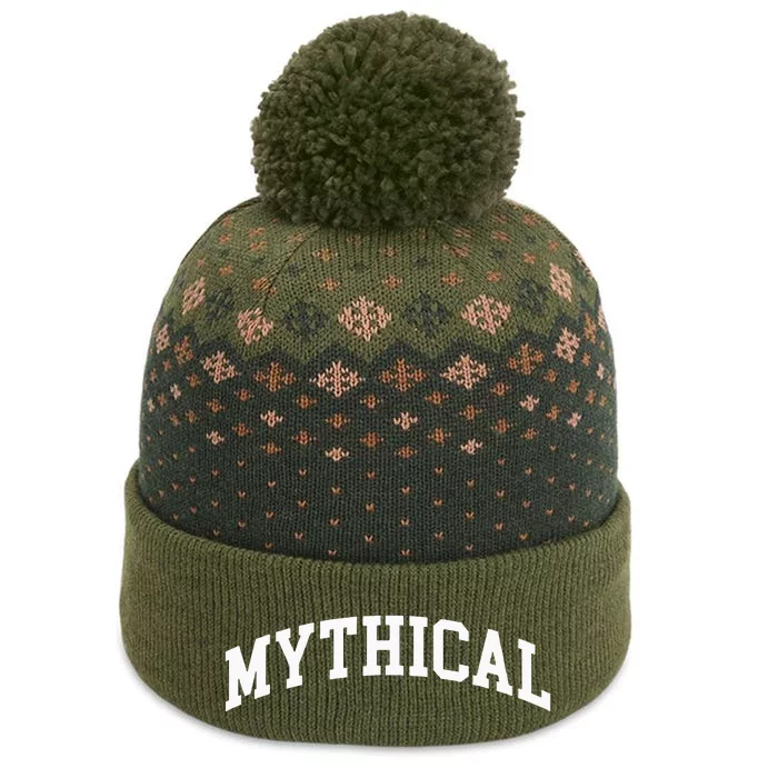 Mythical Collegiate Swea The Baniff Cuffed Pom Beanie