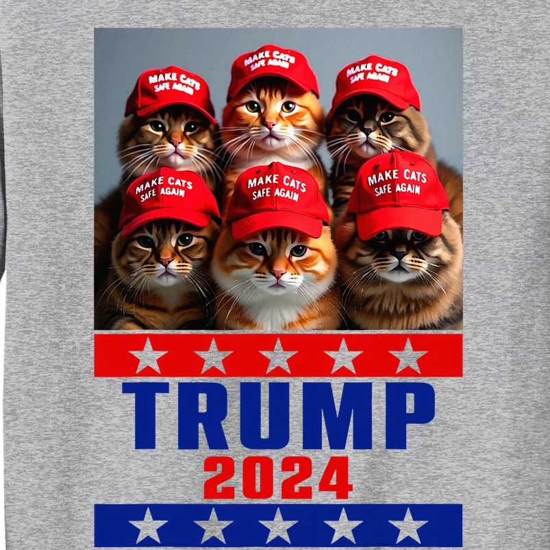 Make Cats Save Again Trump Usa President Election 2024 Tall Sweatshirt