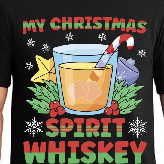 My Christmas Spirit Is Whiskey Gift Pajama Set