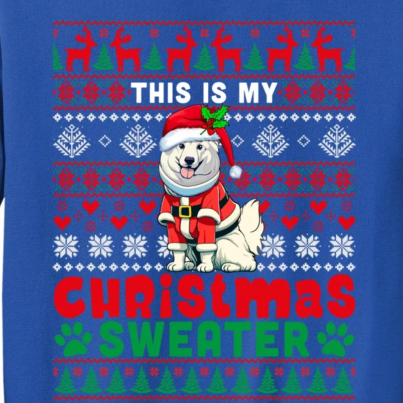 My Christmas Sweater Costume Santa Samoyed Lover Owner Meaningful Gift Sweatshirt