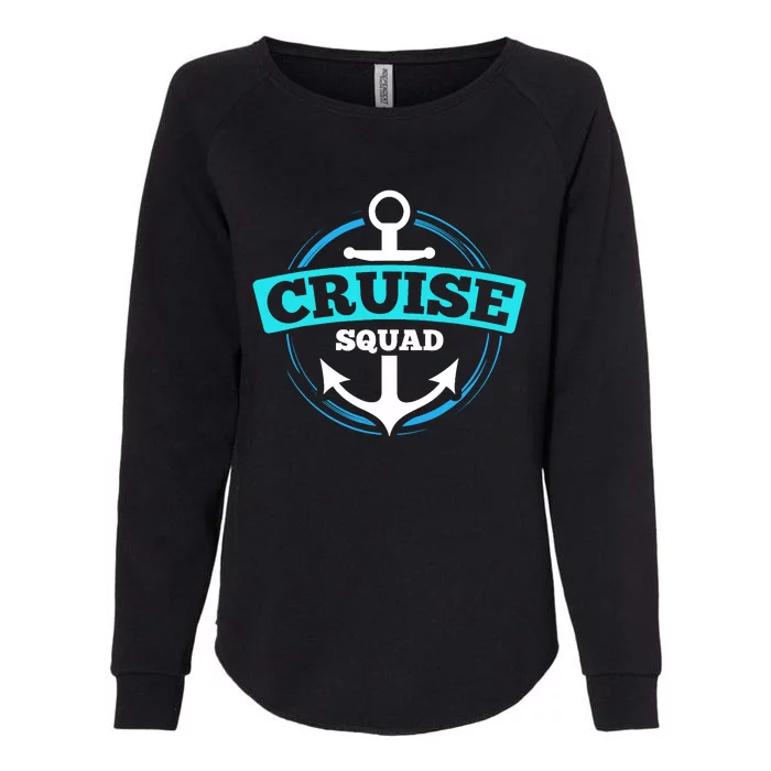 Matching Cruise Squads For Cruise Trip Vacation Womens California Wash Sweatshirt