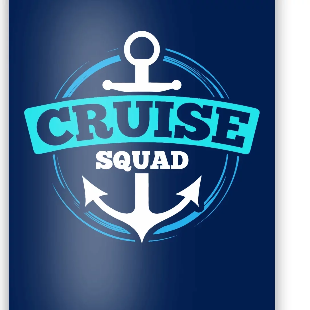 Matching Cruise Squads For Cruise Trip Vacation Poster