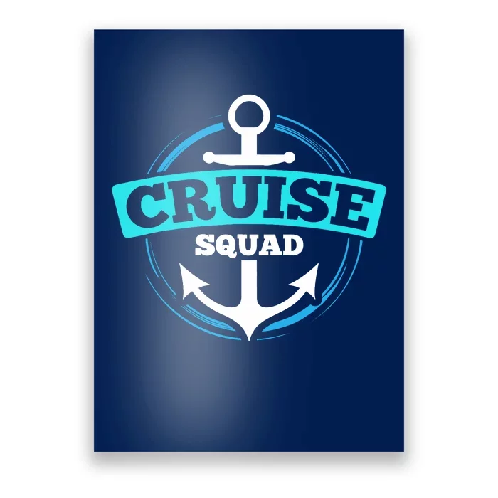 Matching Cruise Squads For Cruise Trip Vacation Poster