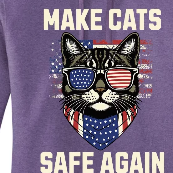 Make Cats Safe Again Women's Pullover Hoodie