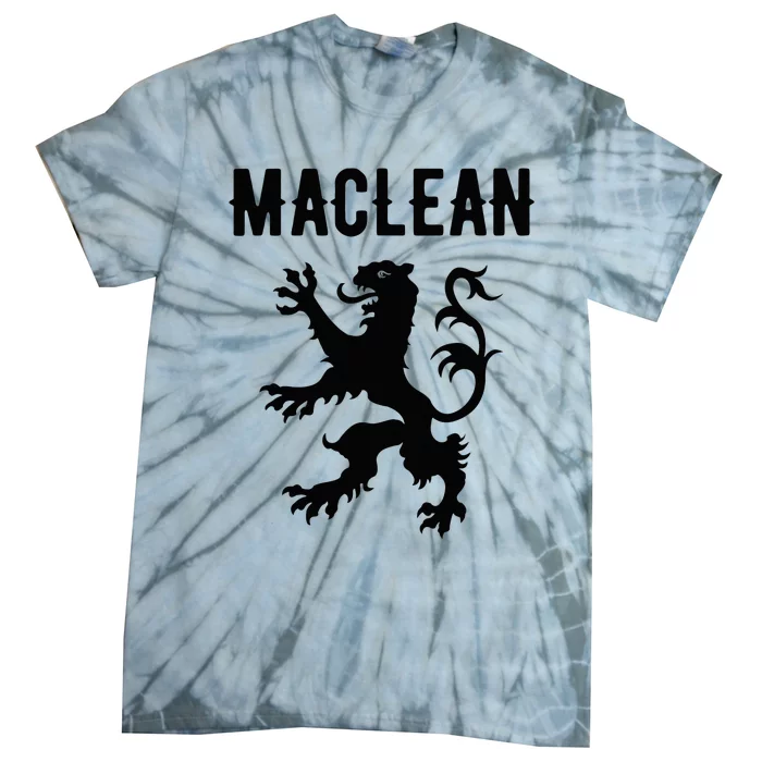 Maclean Clan Scottish Family Name Scotland Heraldry Tie-Dye T-Shirt