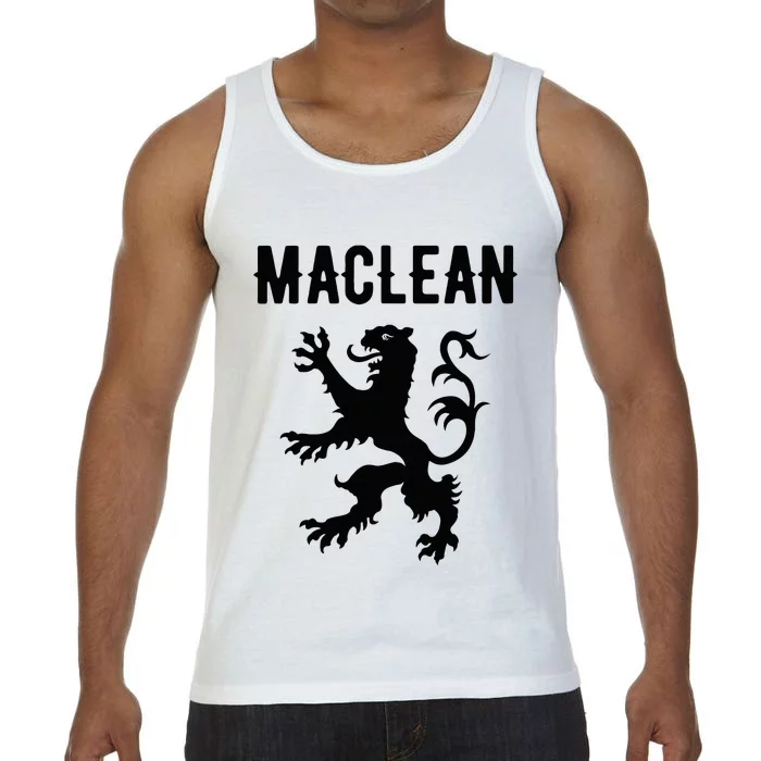 Maclean Clan Scottish Family Name Scotland Heraldry Comfort Colors® Tank Top