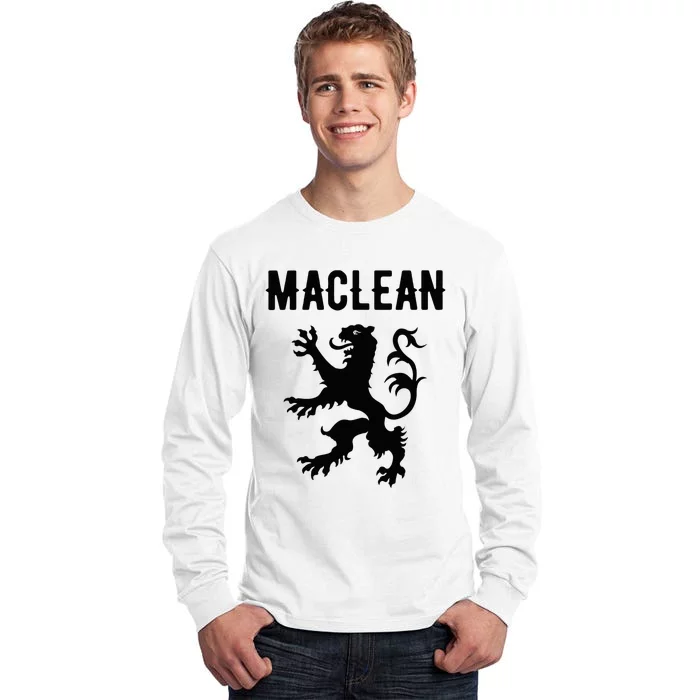 Maclean Clan Scottish Family Name Scotland Heraldry Tall Long Sleeve T-Shirt