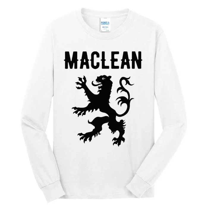 Maclean Clan Scottish Family Name Scotland Heraldry Tall Long Sleeve T-Shirt