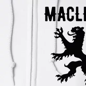 Maclean Clan Scottish Family Name Scotland Heraldry Full Zip Hoodie