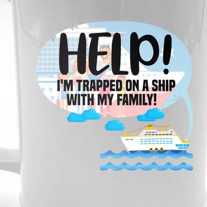 Matching Cruise Ship Family Vacation Trip Travel Relatives Gift Front & Back Beer Stein