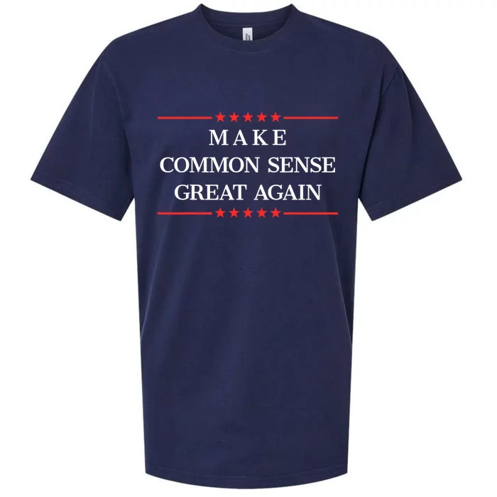 Make Common Sense Great Again Sueded Cloud Jersey T-Shirt