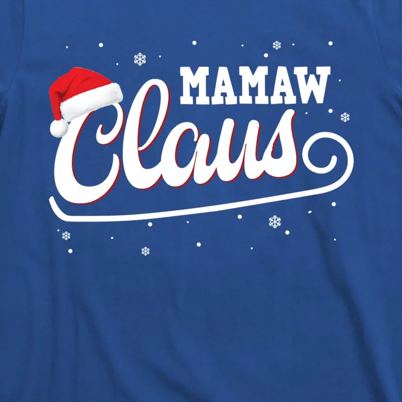 Mamaw Claus Santa Christmas Family Matching Pajama Gift T-Shirt