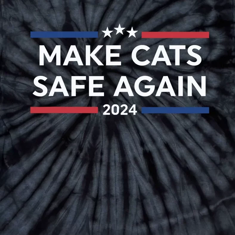 Make Cats Safe Again Trump Tie-Dye T-Shirt