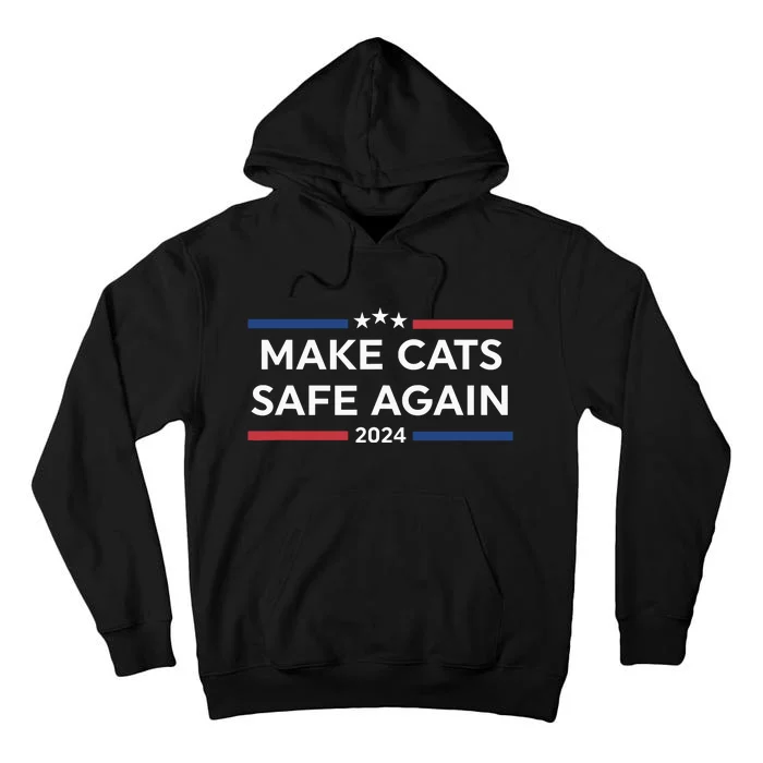 Make Cats Safe Again Trump Tall Hoodie