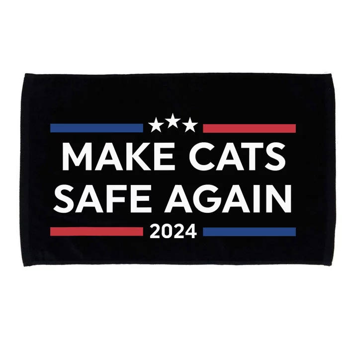 Make Cats Safe Again Trump Microfiber Hand Towel