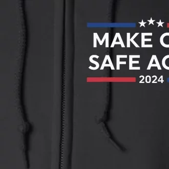 Make Cats Safe Again Trump Full Zip Hoodie